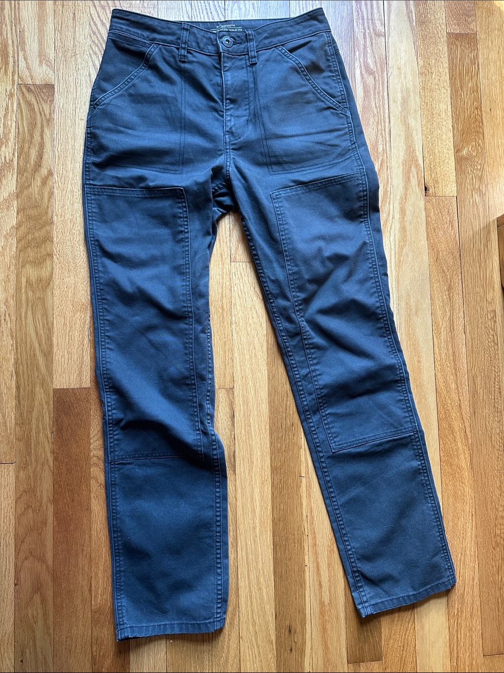 Women’s REI cooperative olive brown Utility Jeans 4